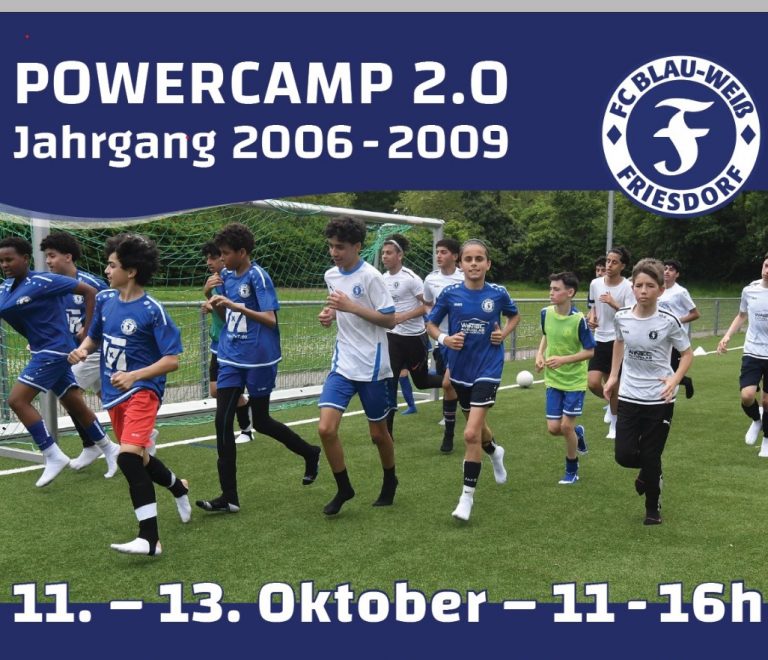 Powercamp 2.0. für die Jahrgänge 2010-2006 geht es nun in die 2. Runde