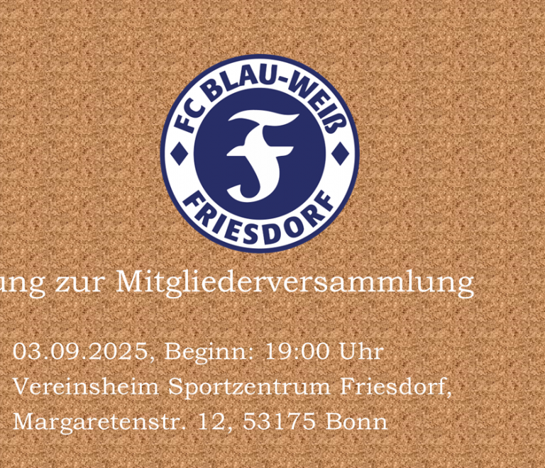 Einladung zur Mitgliederversammlung
